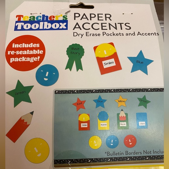 New in package 30 piece Teacher Bulletin Board Pack - Picture 3 of 3